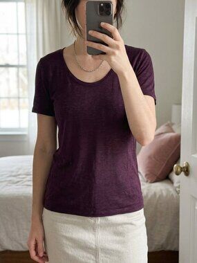 Y2k Aritzia Women's T-shirt Top XS Whimsigoth Dark Romance Sheer Mesh Maroon